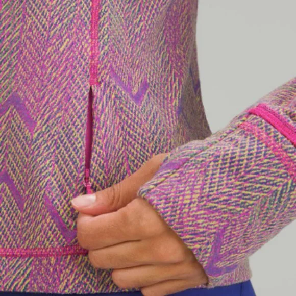 (6588) NWT Lululemon Its Rulu Run Long Sleeve Shirt *Jacquard Sz 6 - Picture 2 of 5